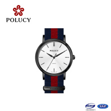 Moda personalizada Nato Band Watch correa de nylon relojes pulseras reloj